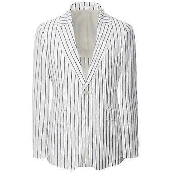 Hackett Linen Cotton Summer Stripe Jacket