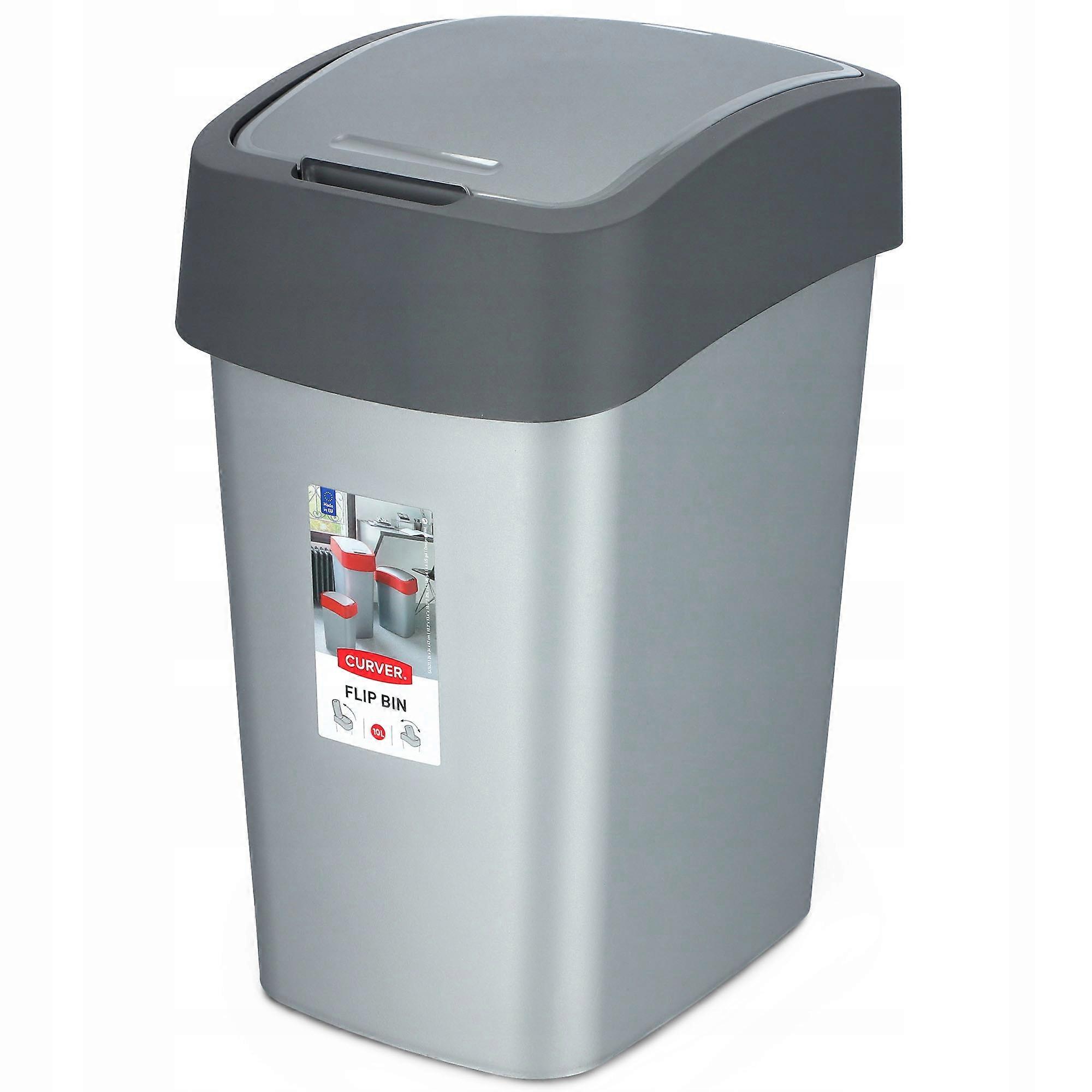 CURVER Abfallbehälter 10 l graphit