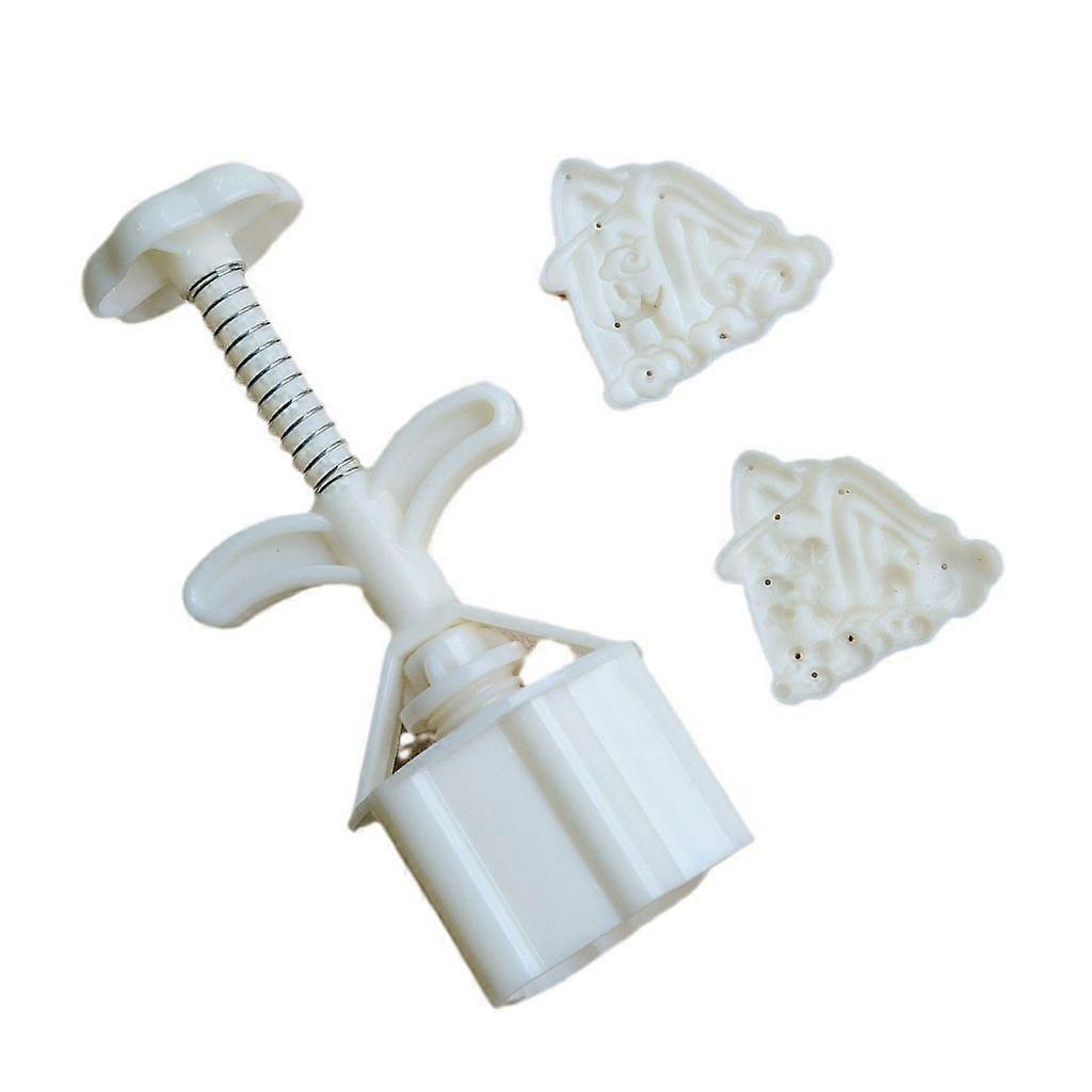 unbrand Hand-Pressure Moon Cake Molds Mountain Water Cookie Stamps Moon Cake Maker