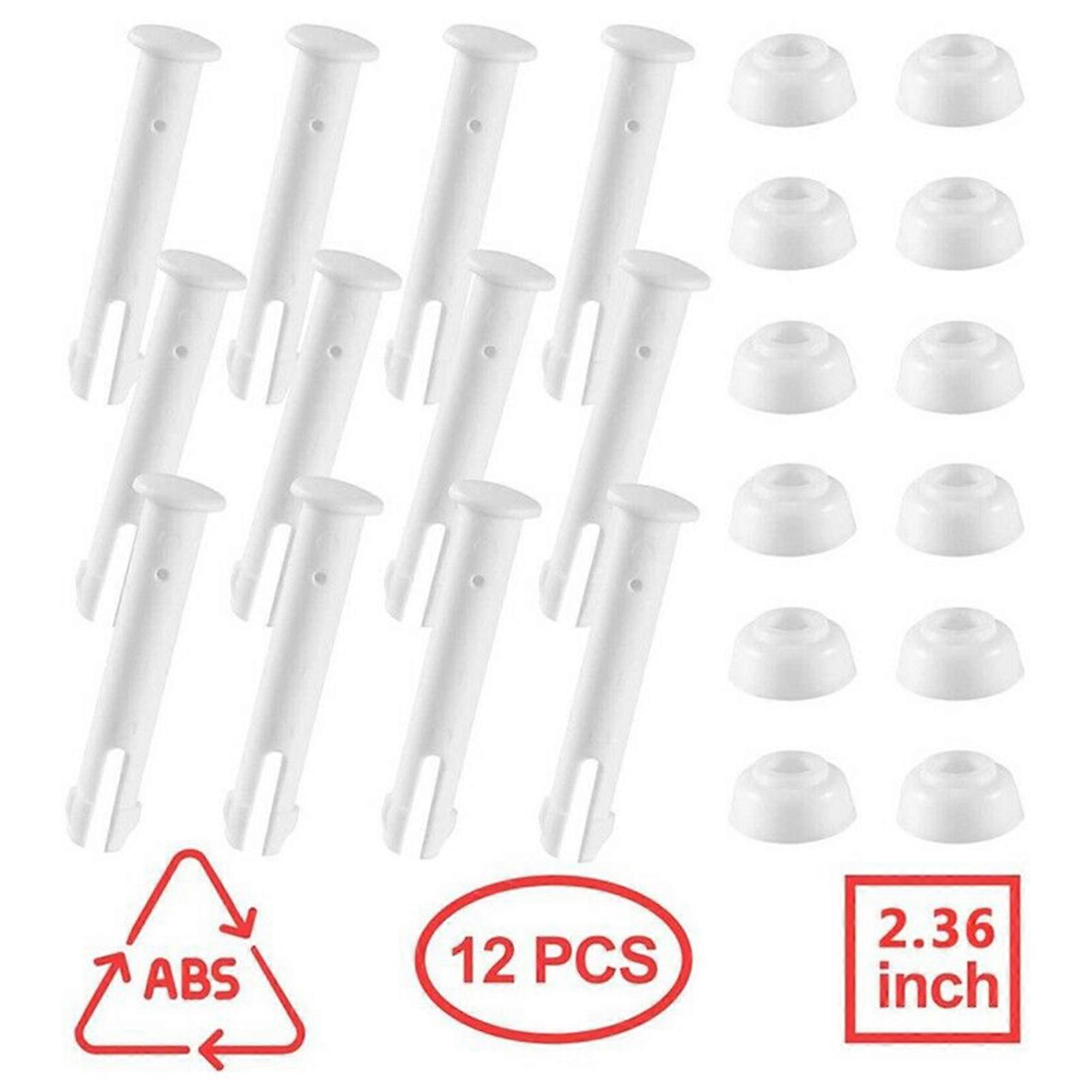 Plastic Pool Joint Pins Set Durable Rubber Pool Replace for Pool Replacement Parts