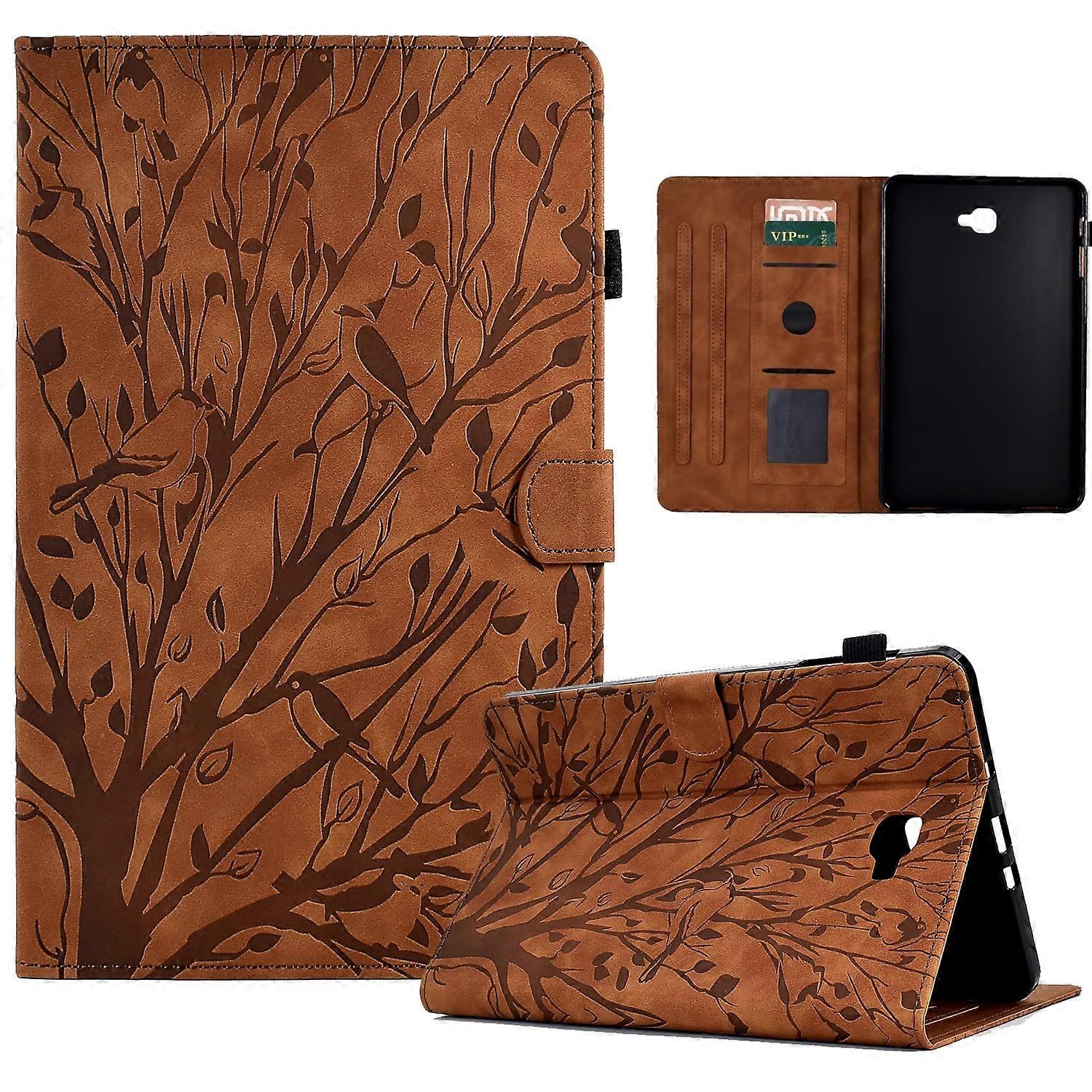 Tablet Protection Vintage Case for Samsung Galaxy Tab A 10.1 Inch (2016) SMT580/T585, Durable Material, Stylish Design