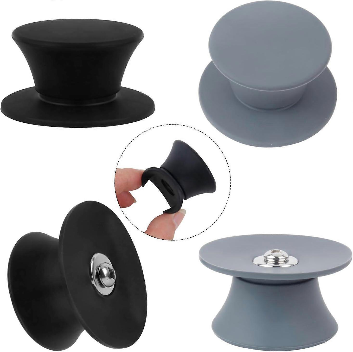 Pcs Pot Lid Handles Replacement Silicone Knobs For Glass Lid With Hole