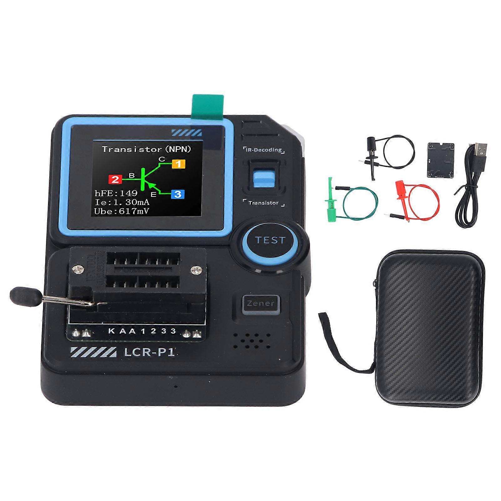 Tester High Accuracy Color Screen Multifunctional Capacitor Resistant Triode Detection Transistor Meter