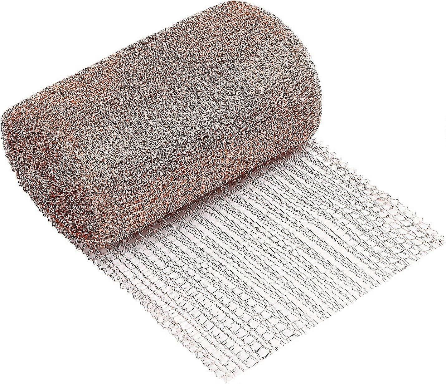 9m Pest Control Copper Mesh, Flexible Knitted Copper Netting, Copper Filter Mesh, Copper Wire Mesh Protection For Home Garden Rodent Insect Snails, Do