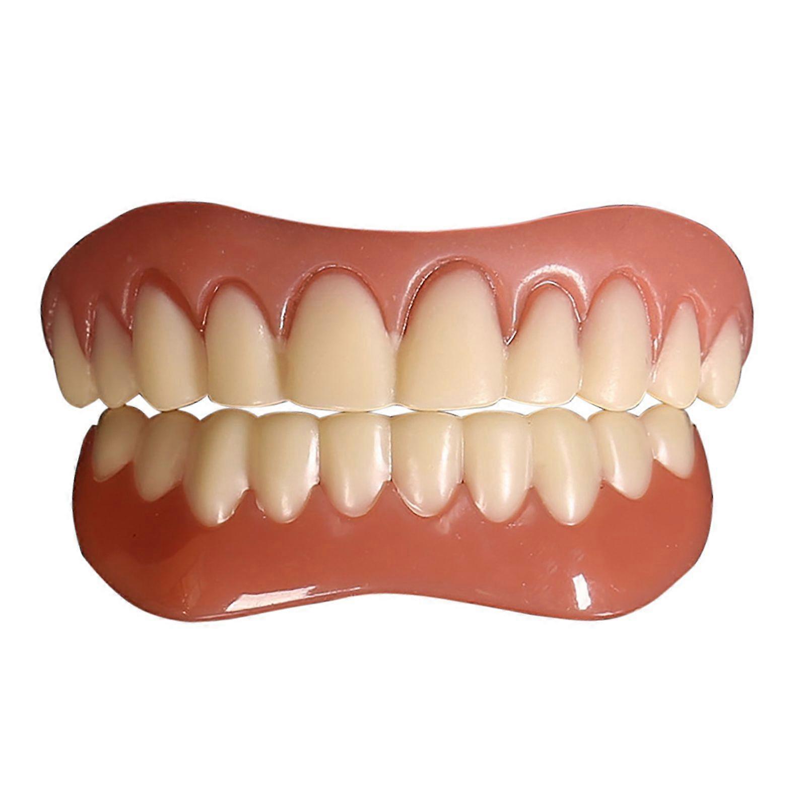 False Teeth Silicone Upper Lower Veneers Perfect Laugh Veneers Dentures Paste