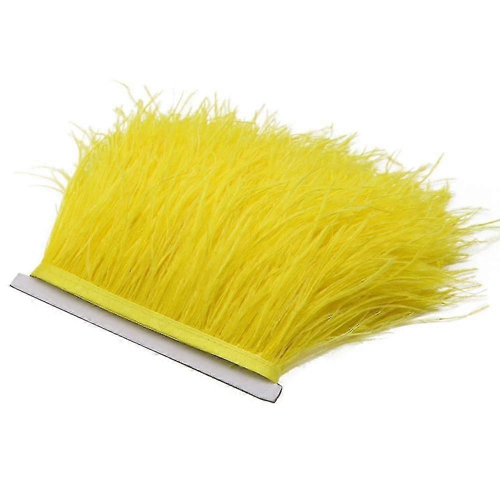 2m Strudsefjer Trim Plumes Ribbon Selvage