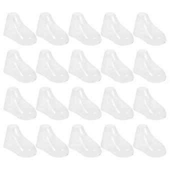 40-Piece Transparent Baby Foot Model Sock Shapers for Kids Shoes Support