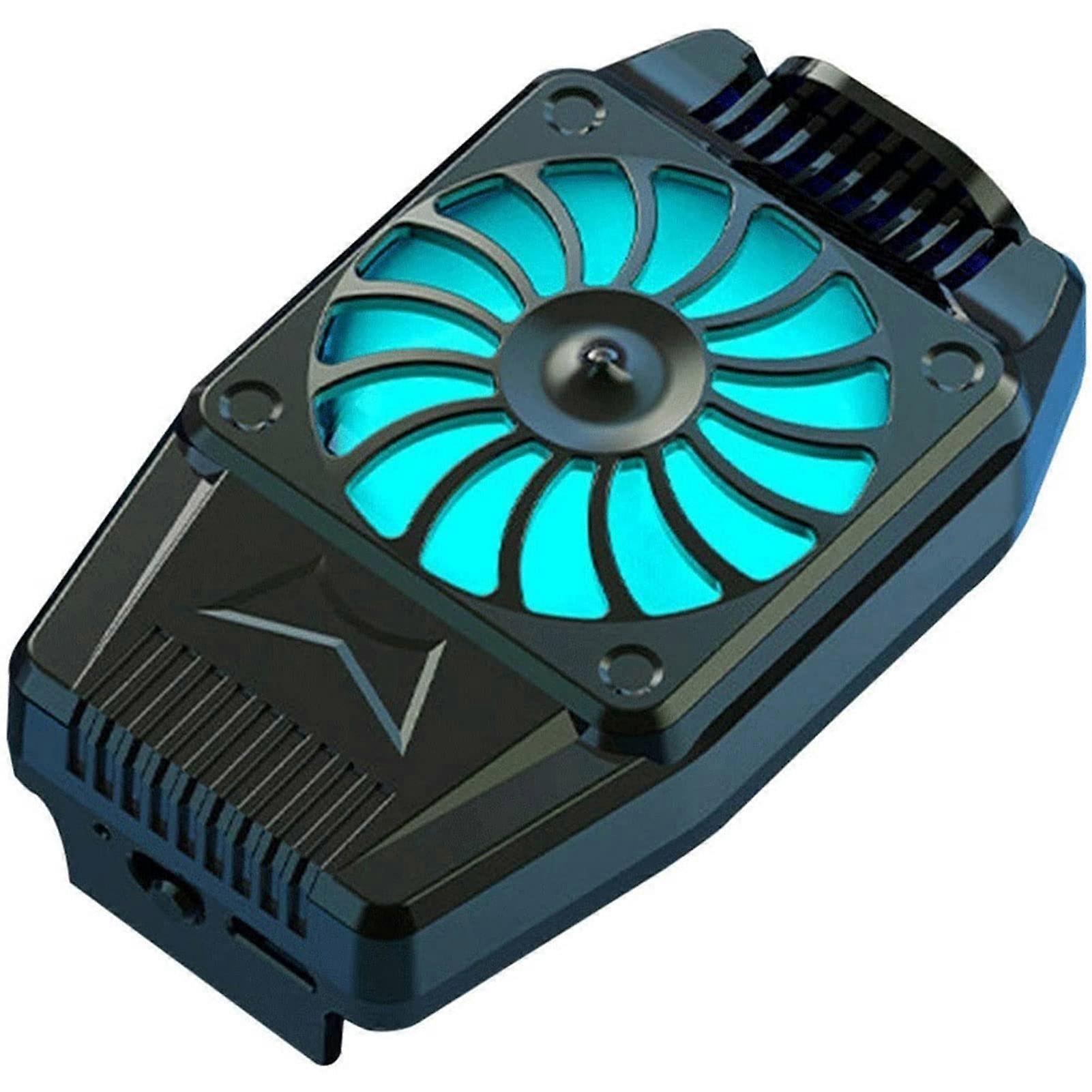Phone Cooler  Mobile Phone Radiator with Rapid Cooling Semiconductor and Fan. for Gaming, Live Streaming, and Video Watching