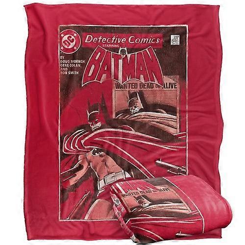 Cobertor de Capa de Quadrinhos Batman Wanted Dead Or Alive