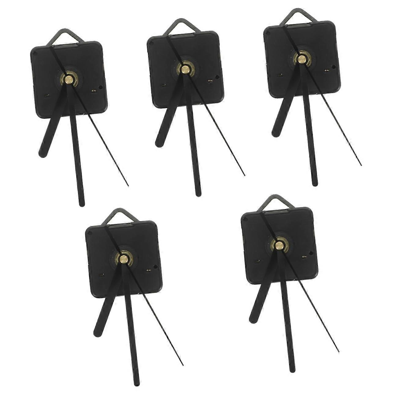 5 Sets Easy Install Clock Mechanism Battery Operated Kit Replacement Parts for Clocks
