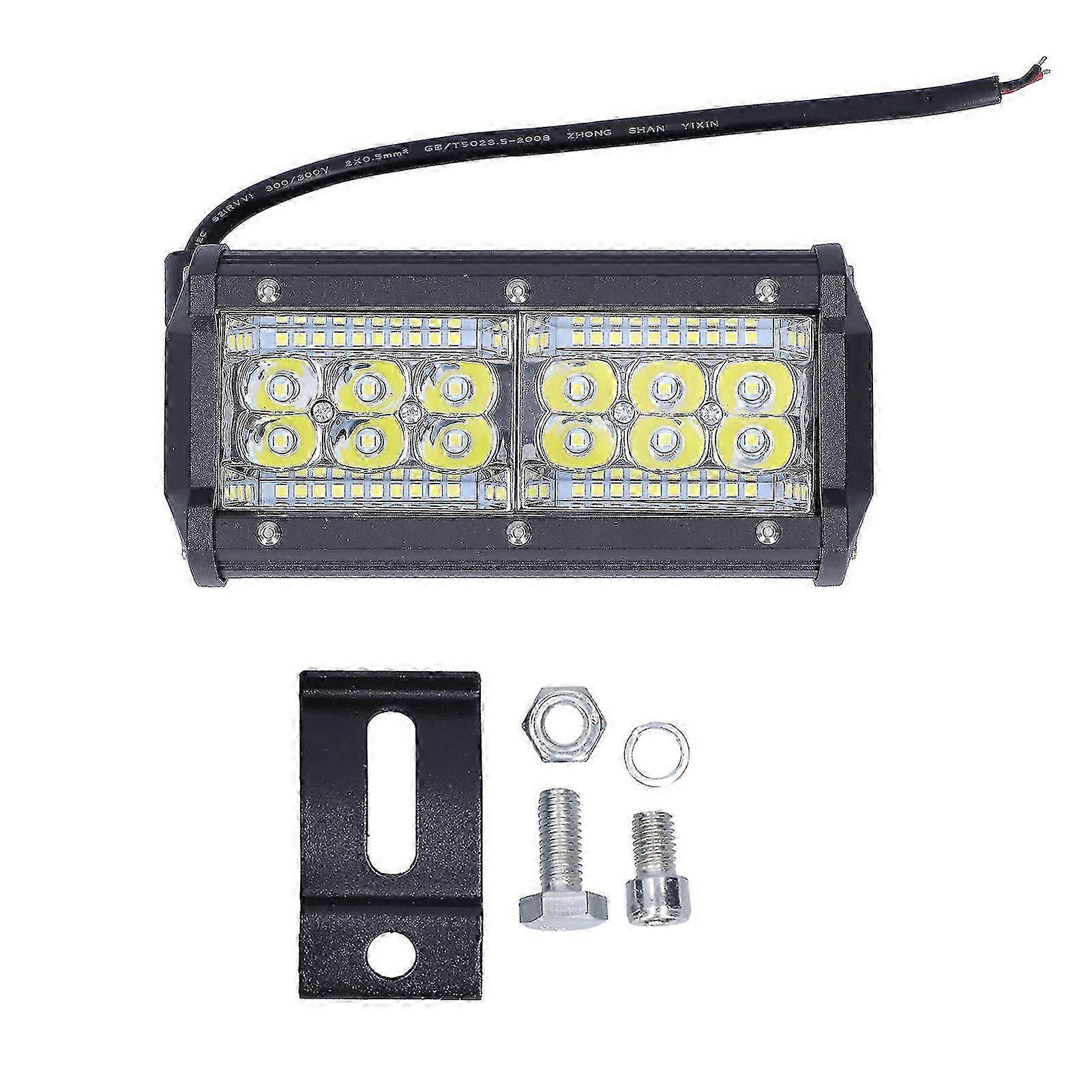 LED Work Light 120W Rectangle Universal Spotlight Modification for Auto Motorcycle Trunk