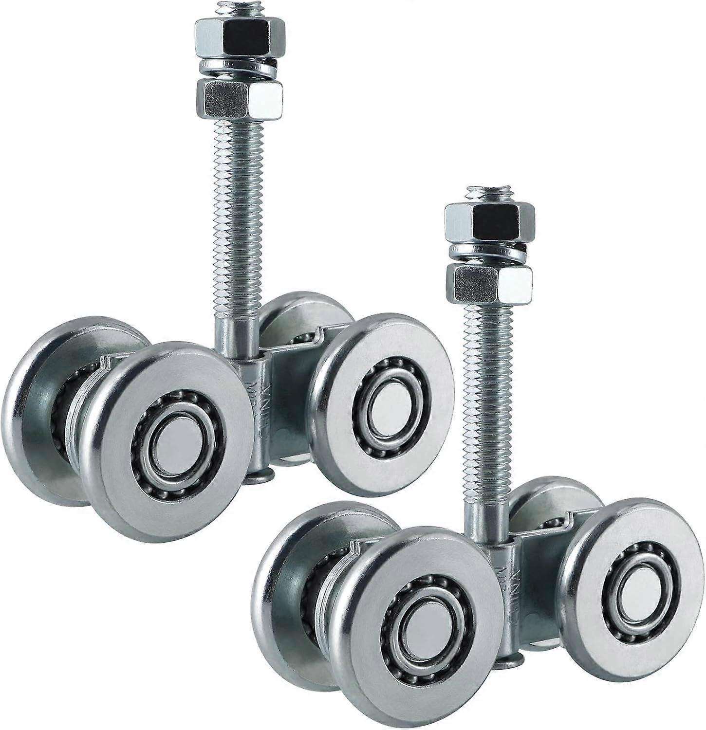 Haute qualité tout neuf 2-Pack Box Rail Hnager, Double Wheel Rail Hanging