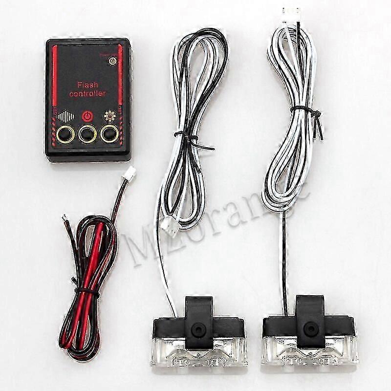 2led Zigarette Polizei Stroboskop Lichter Stroboskope LED Krankenwagen Licht Nebel Blinker Fso Auto Blitz Polizei Licht