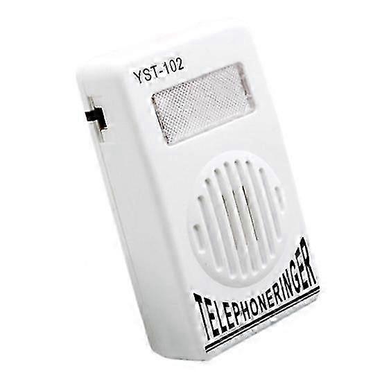 Extra-Loud Telephone Ring Ringer Amplifier Adjustable Frequency Compact Design Portable Telephone Ringer