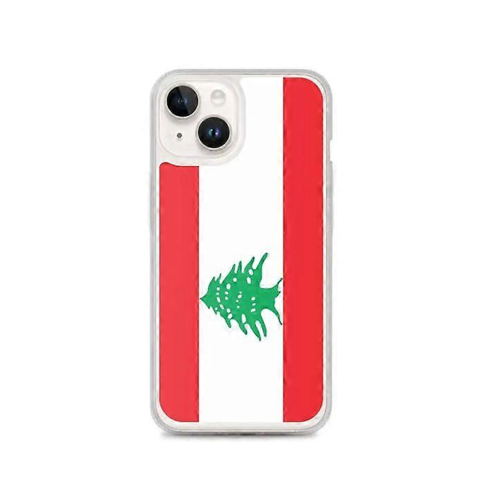 iPhone Case - PIXELFORMA - iPhone 14 - Flag of Lebanon - Soft Silicone - Lightweight Design