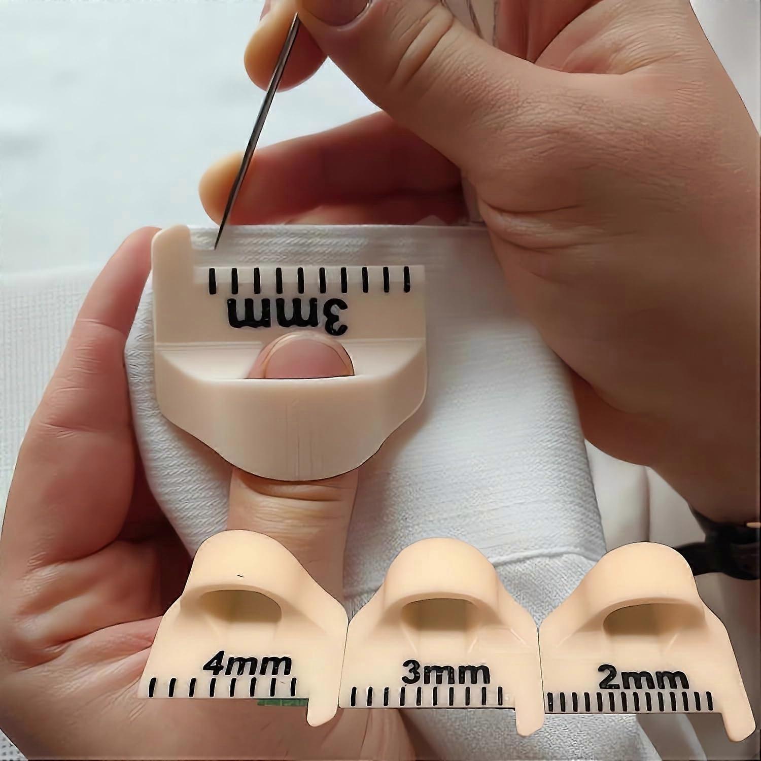 Sewing Template Kit - 2025 Non-Slip Sewing Guide Tool Set of 3 Sizes for Consistent Stitches, Quilting and Seam Finishing