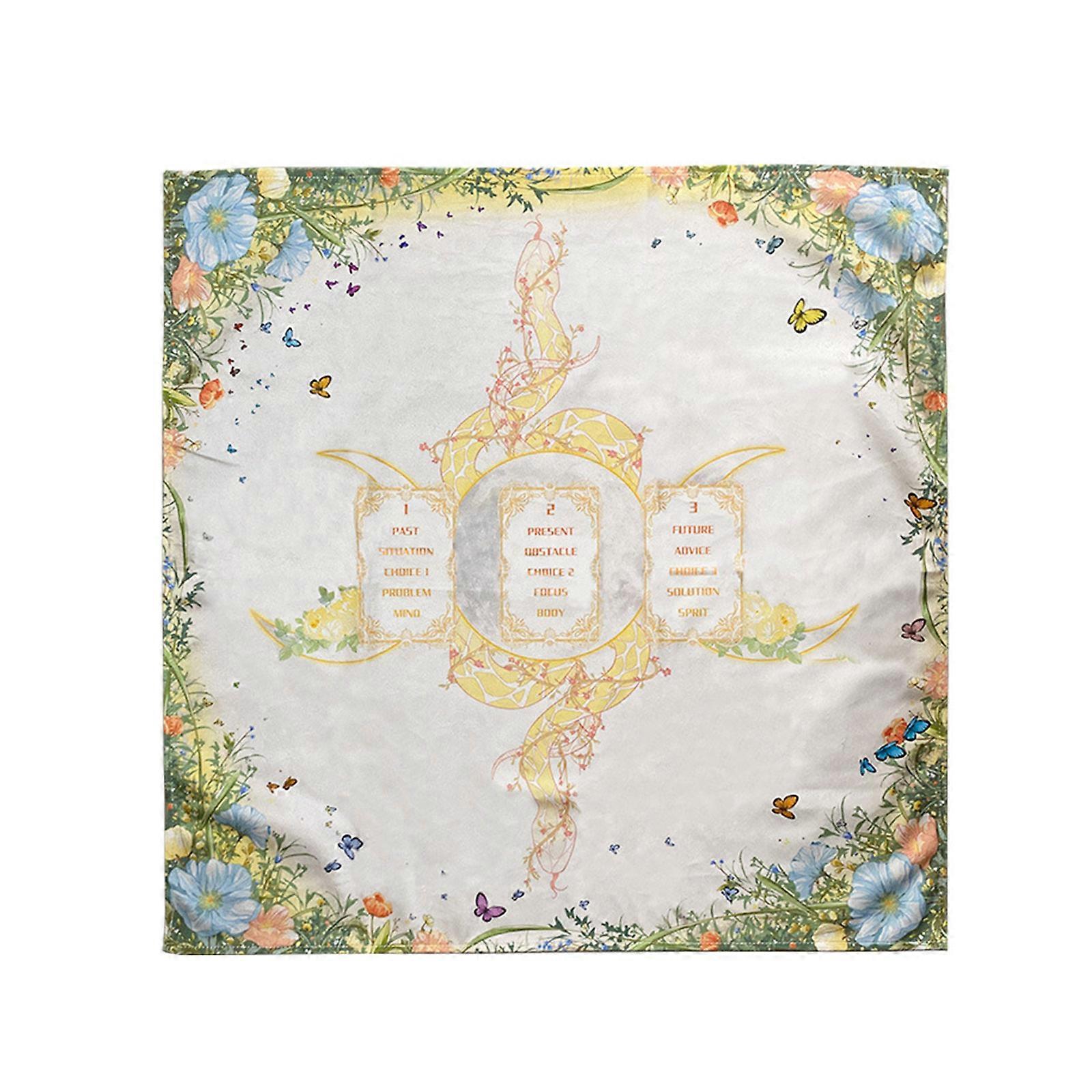 Card Reading Astrologys Tablecloth Altars Cloth Square Divinations Cards Table Cloth Witchcrafts Deck Cloth Enduring