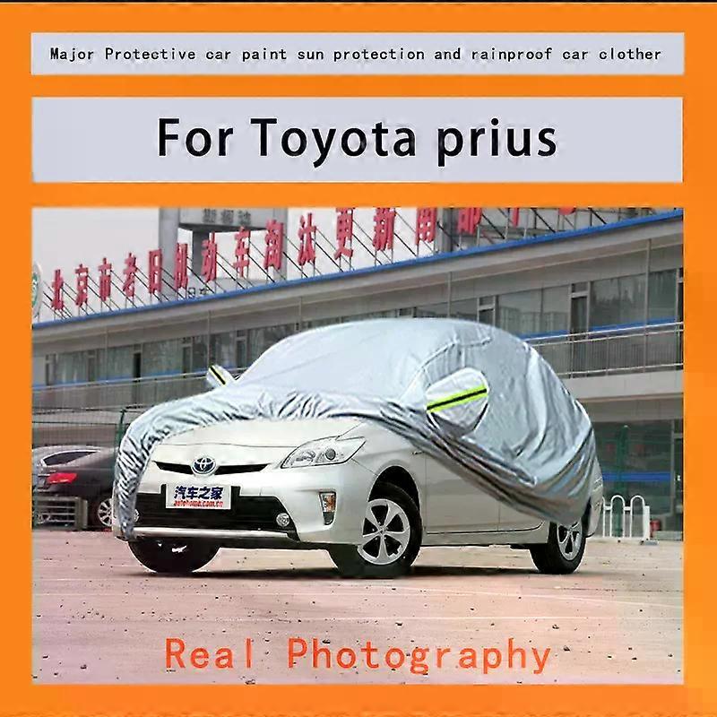 Per Toyota prius Copertura Pioggia Gelo Neve Polvere Protezione Impermeabile Esterno Auto Protector Coperture Anti UV Outdoor Sun Riflettente