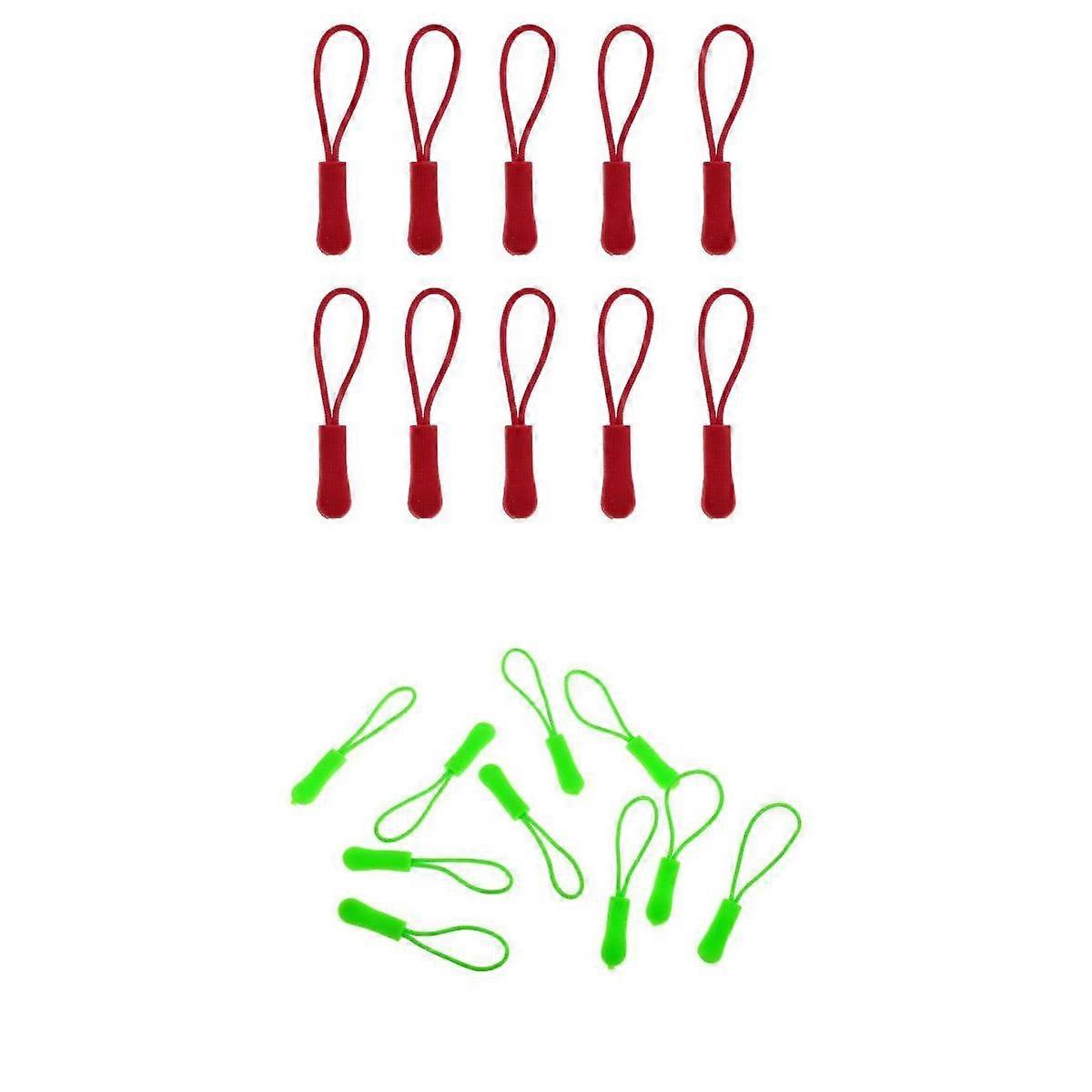 20set Zipper Puller Zipper Pull Cord Zipper Pull Replacement Suitcase Zipper