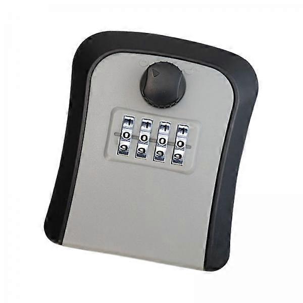 3x Portable Key Storage Lock Box, 4 Digit Wall Mounted Combination Lock Box,