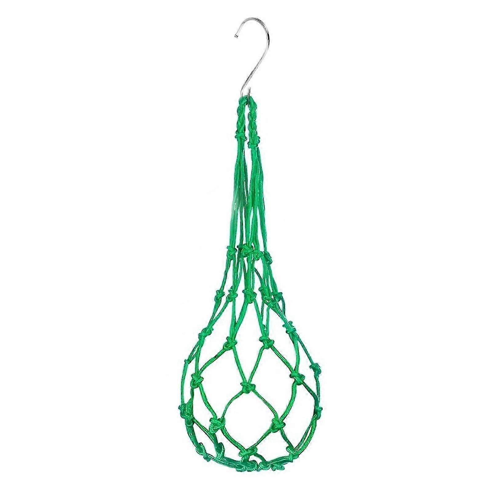 Hanging Chicken Feeding Net Bag Feeder Bag For Poultry Use Nylon Feeder Bag Automatic Feeder For Farm Vegetable Holder Green