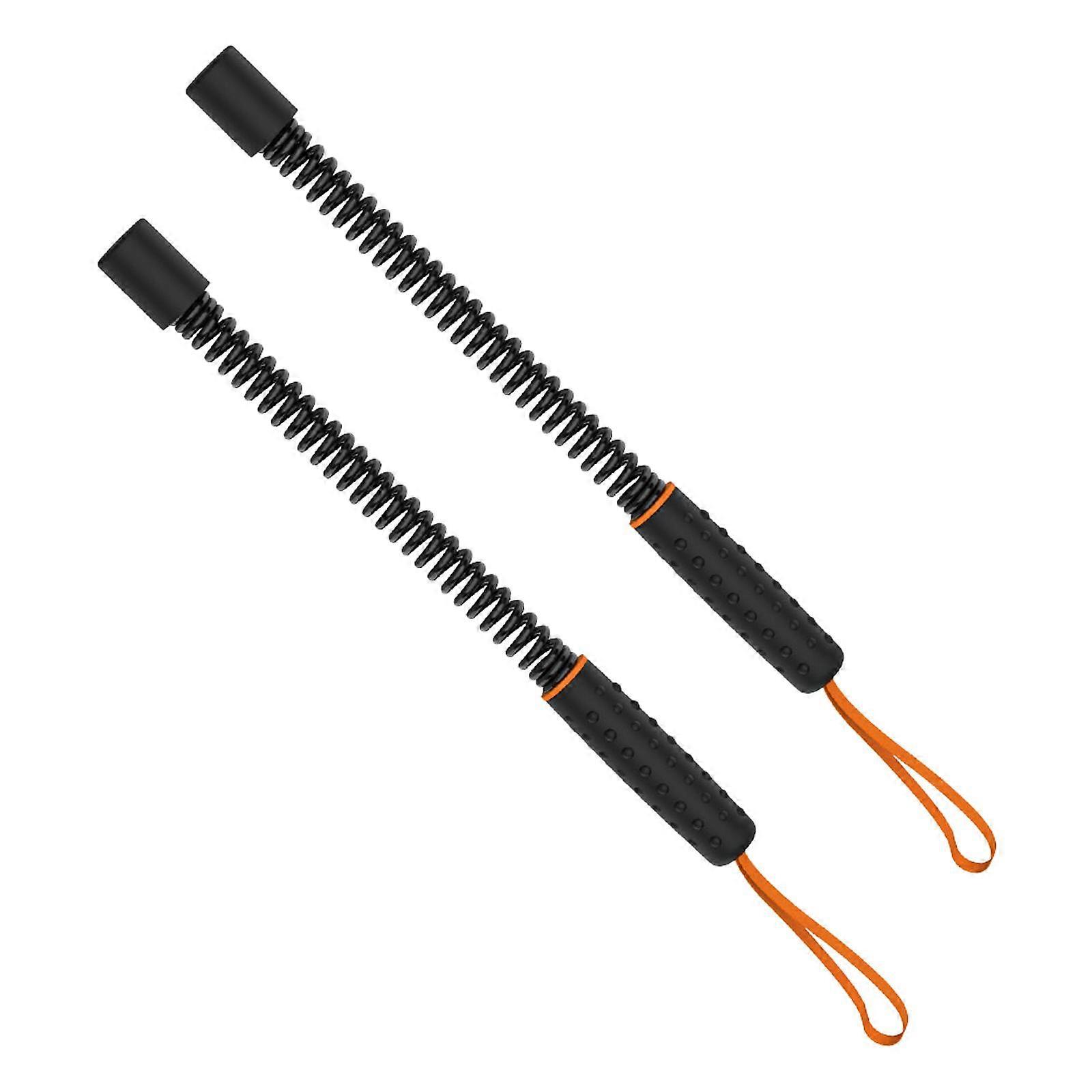 2x Ropeless Battle Ropes Exercise Bar Equipment Practical Professional Spring