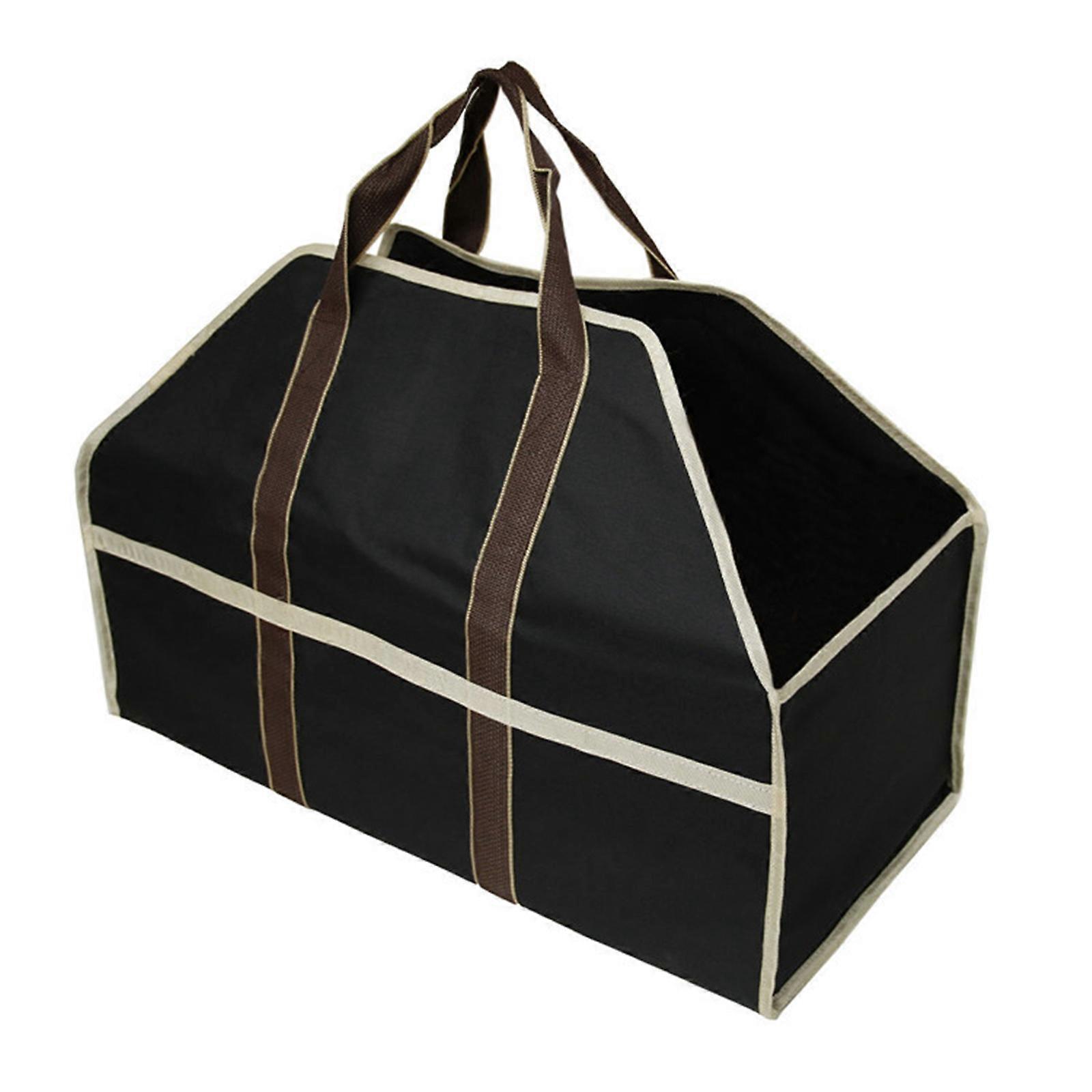 Firewood Log for Carrier Heavy Duty Tote Bag for Wood with Handles Large Capacity Fireplace Wood Log Holder Multicolor