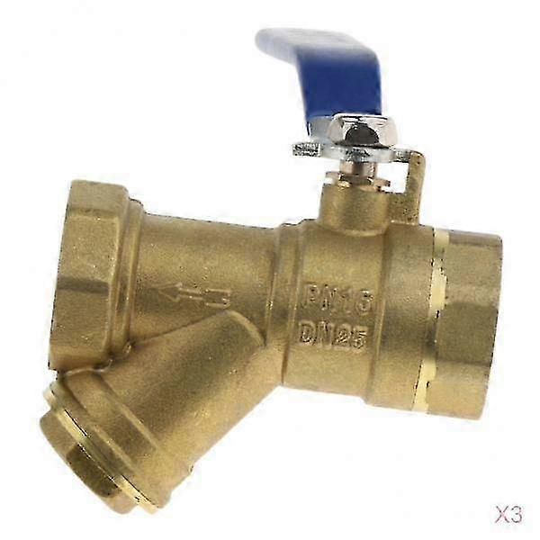 Sanitary DN25 Brass Threaded Fitting with Sieve Filter