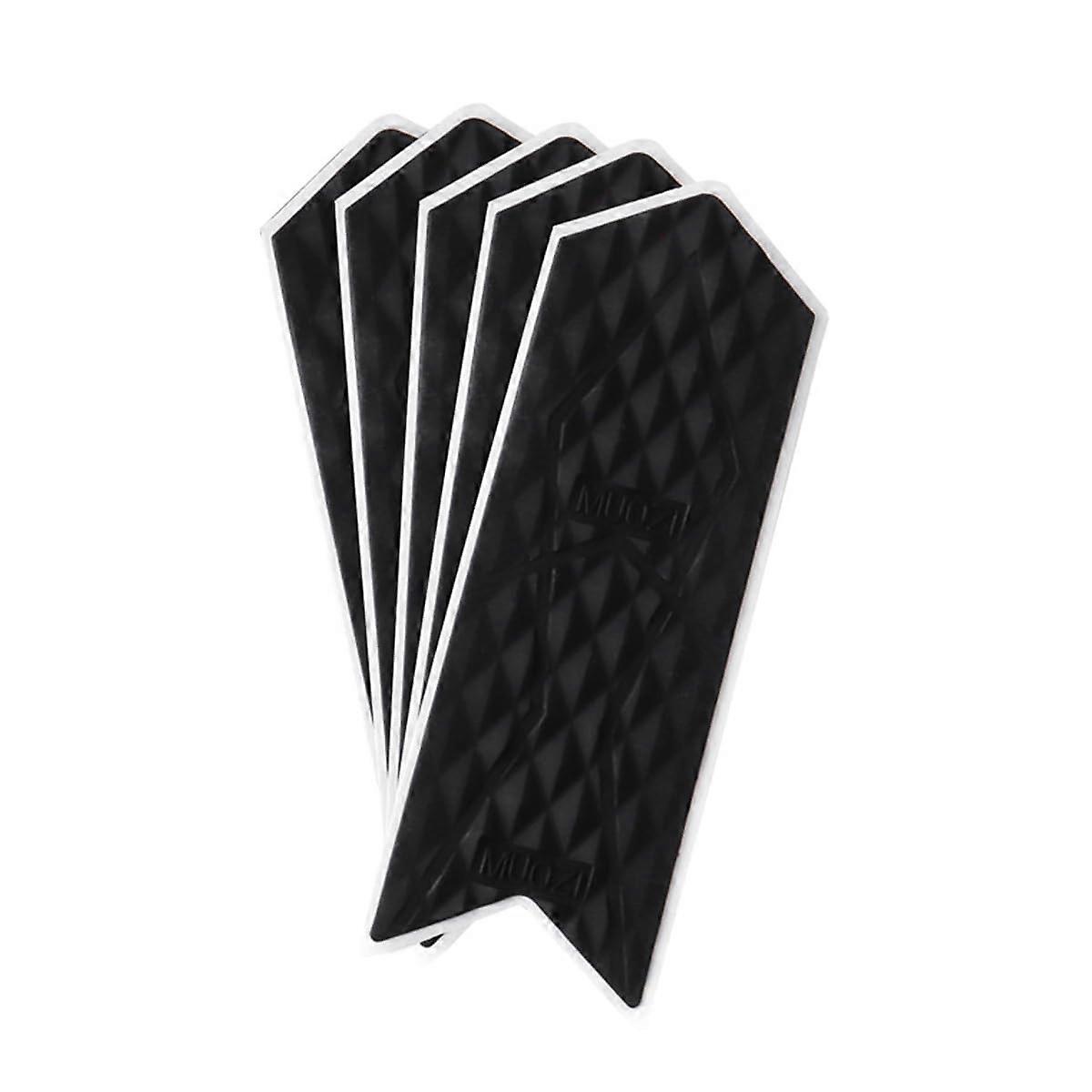 MTB Silicone Chain Stay Protection - 5 Pieces Bicycle Frame Protector, Down Tube Scratch Guard, 100 x 35 mm