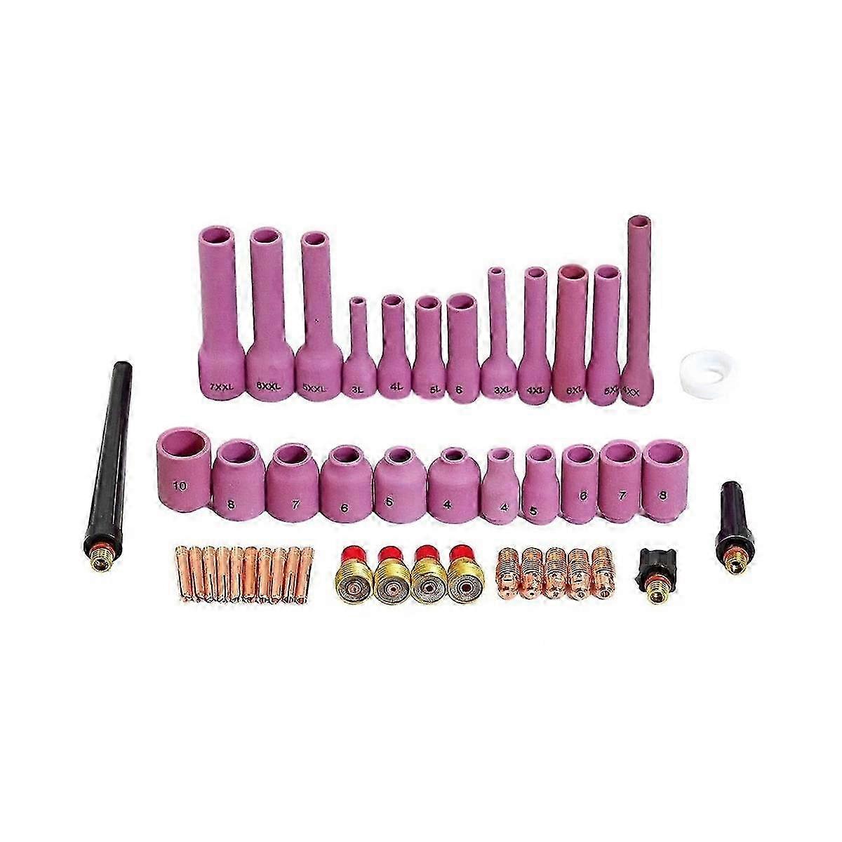 TIG Welding Torch Stubby Gas Lens for WP9 WP20 TIG Back Cap Collet Bodies Kit Durable Practical Acc hwy