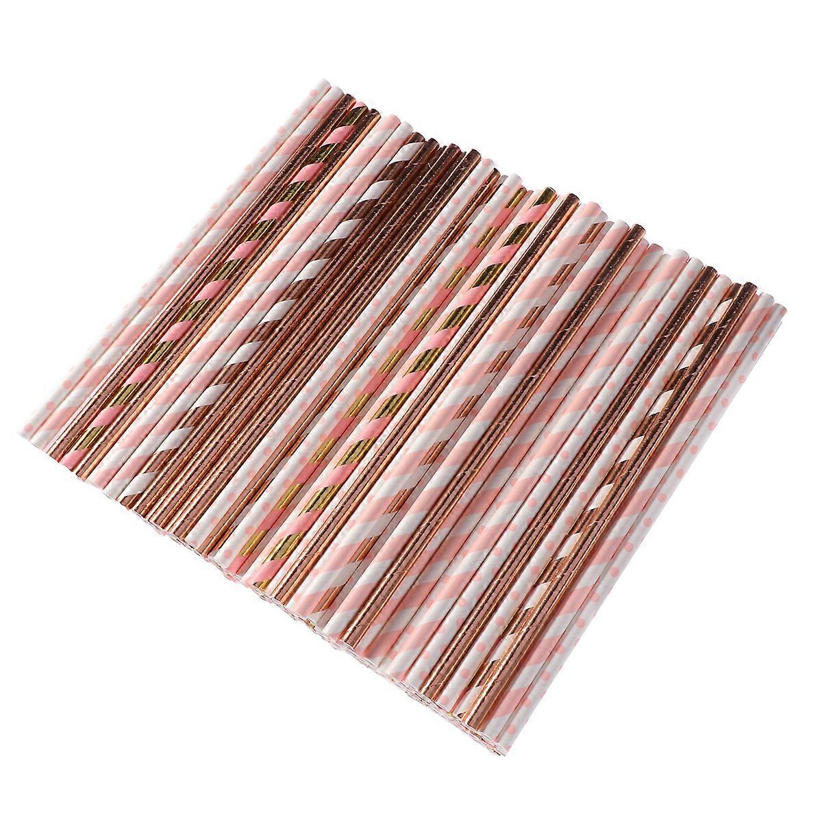 Celebration Essentials Paper Straws, Resistant and Stable in Liquid