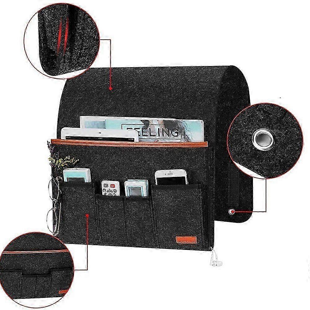 Sofa storage bag, hanging bed bag, non-slip, with compartment, durable, space-saving, versatile