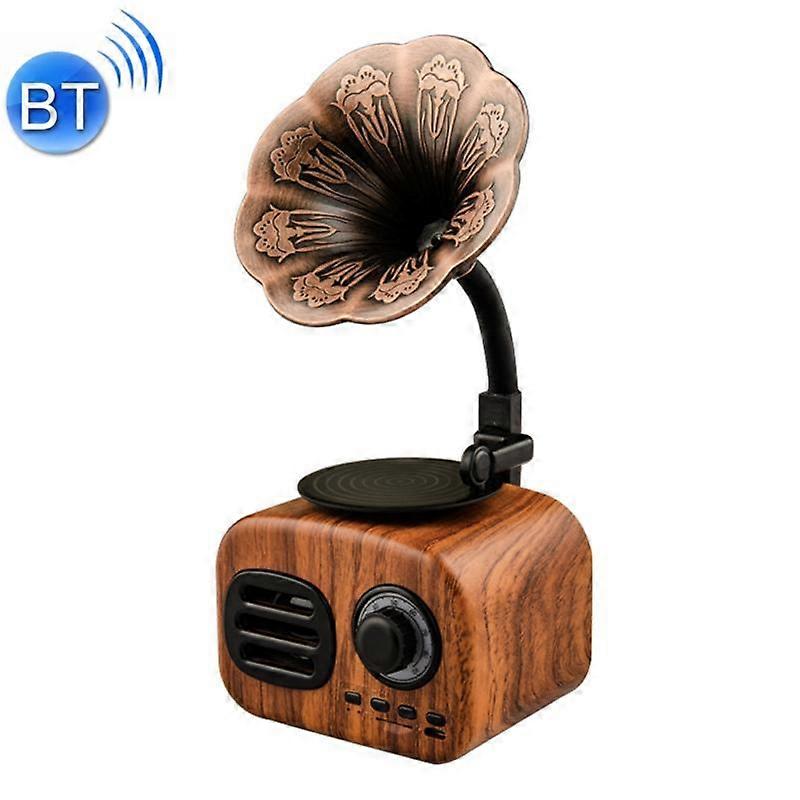 Ft-05 Wireless Retro Bluetooth Speaker Gramophone Mini Player