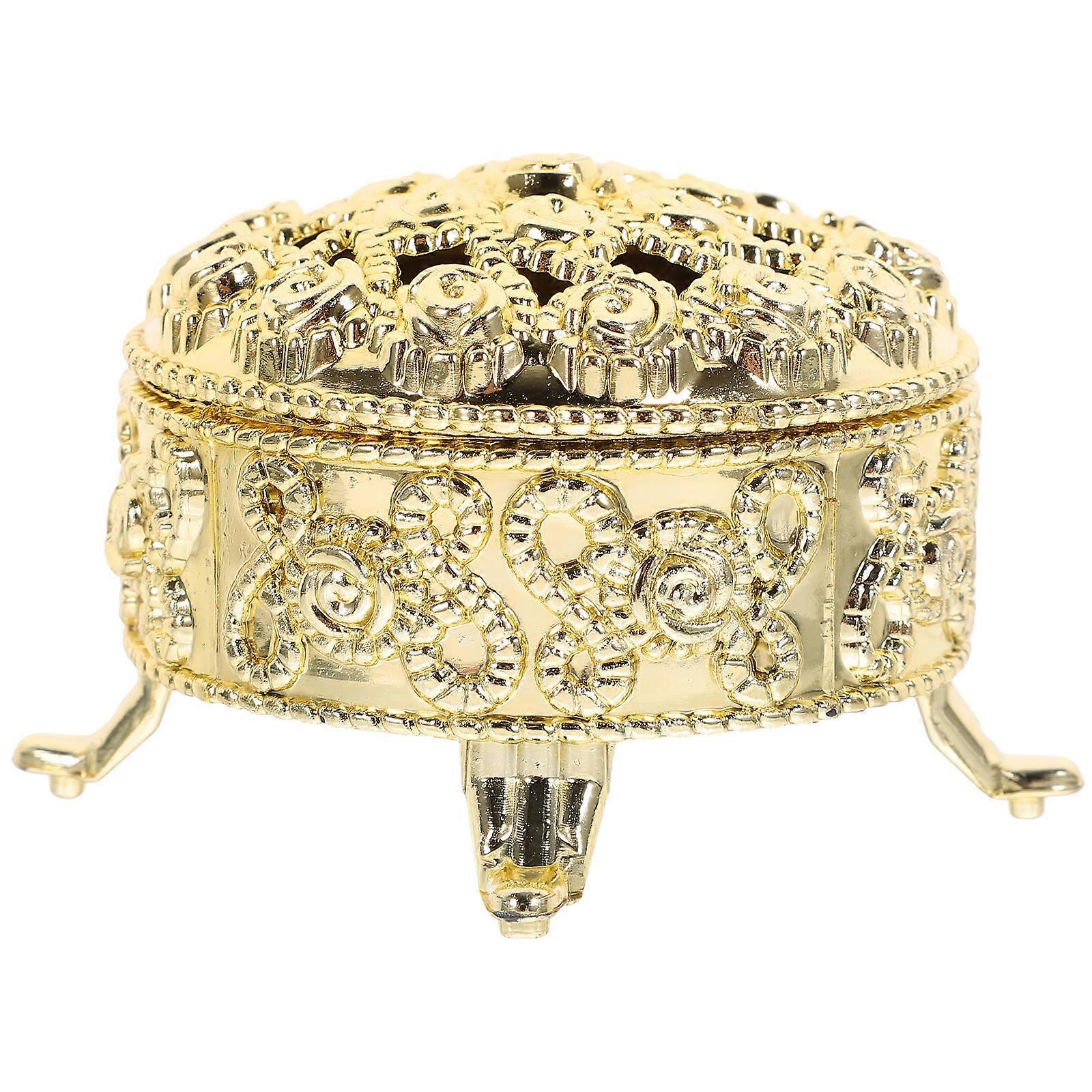 Party Storage Box Reusable Golden Color 2.5 Inches Wedding Party Organizers 12Pcs