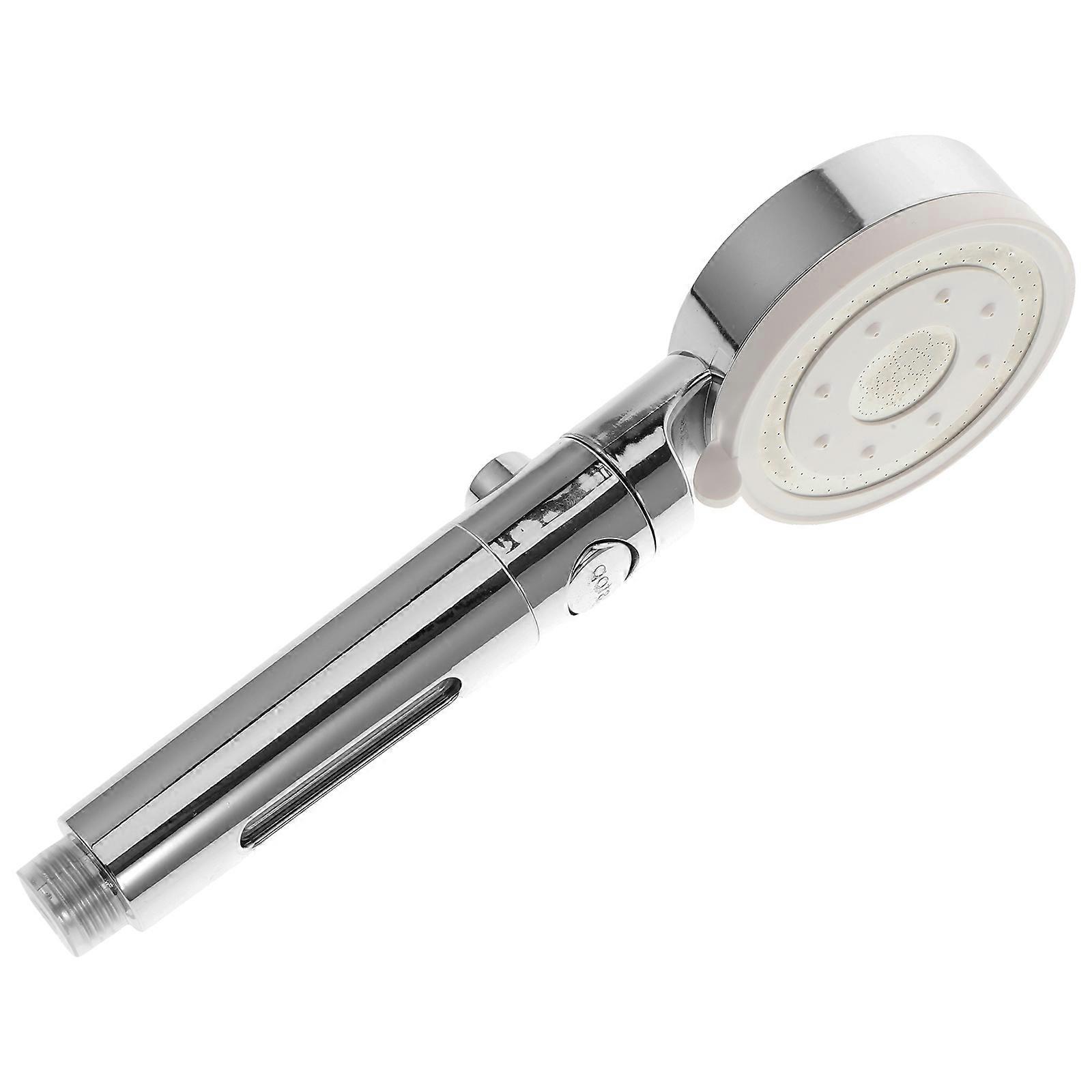 1pc Handheld Shower Head Durable Shower Sprinkler Bathroom Shower Nozzle Silver
