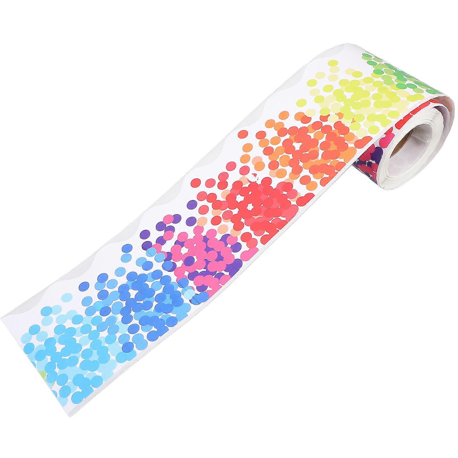 Self-Adhesive Border Sticker Coated Paper Material Ideal For Playroom And Kindergarten 1 Roll