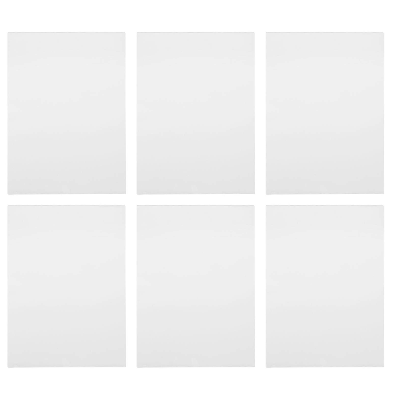 Clear Protective Plastic Films Laminating Sheet Waterproof For Photos Documents Certificates School Use 100Pcs