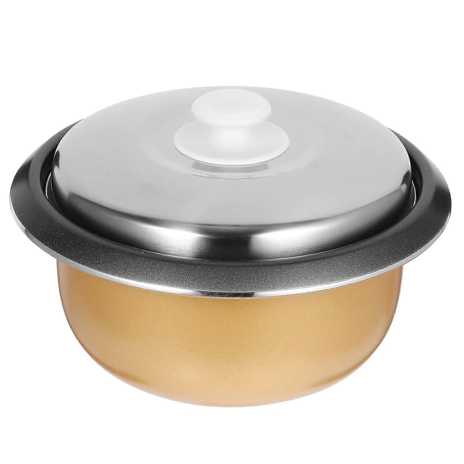 Non-Stick Rice Cooker Liner Pot With Lid 9.1 9.1 4.7in 1Set