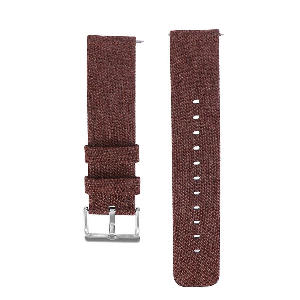 Canvas Watch Band Delicate Strap for Men and Women Daily Use 8.5 0.9 0.1in 1Pcs