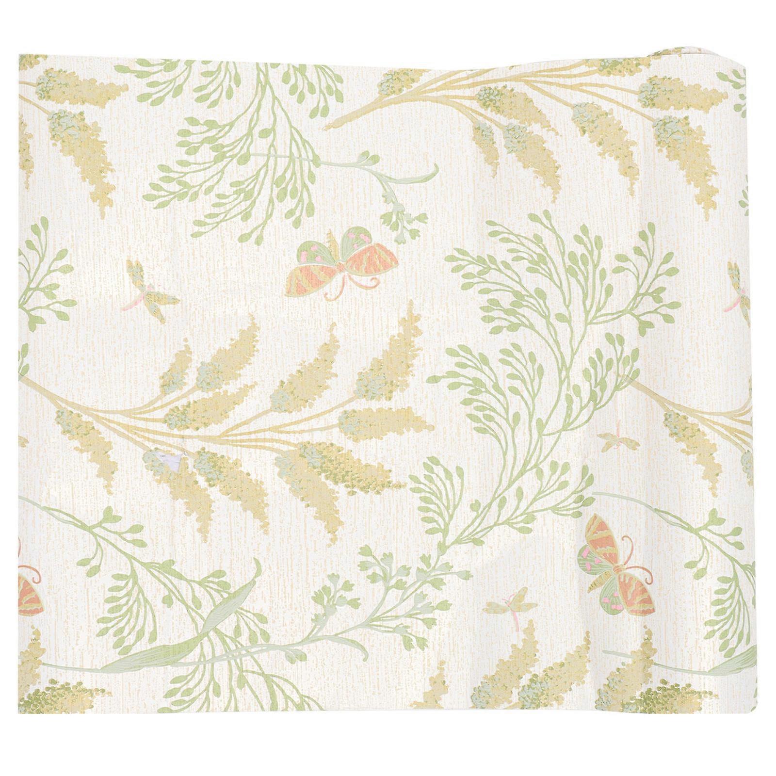 Retro Wallpaper Multi Color 300.00X53.00X0.10Cm Non-Woven Fabric Peel And Stick For TV Background Wall 1 Roll