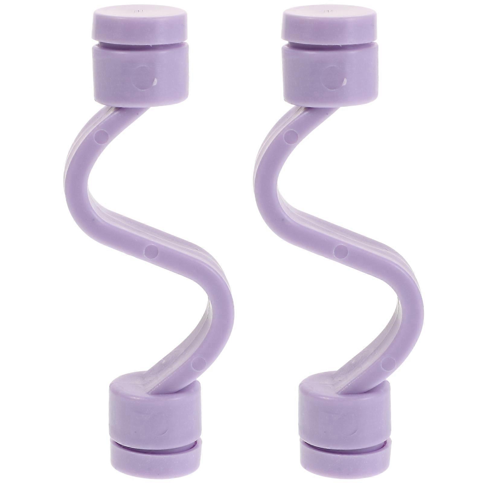 Magnetic Washing Machine Door Prop Door Support Home Use Lavender Rectangular Clip 10 30X2 00X2 00CM 2Pcs