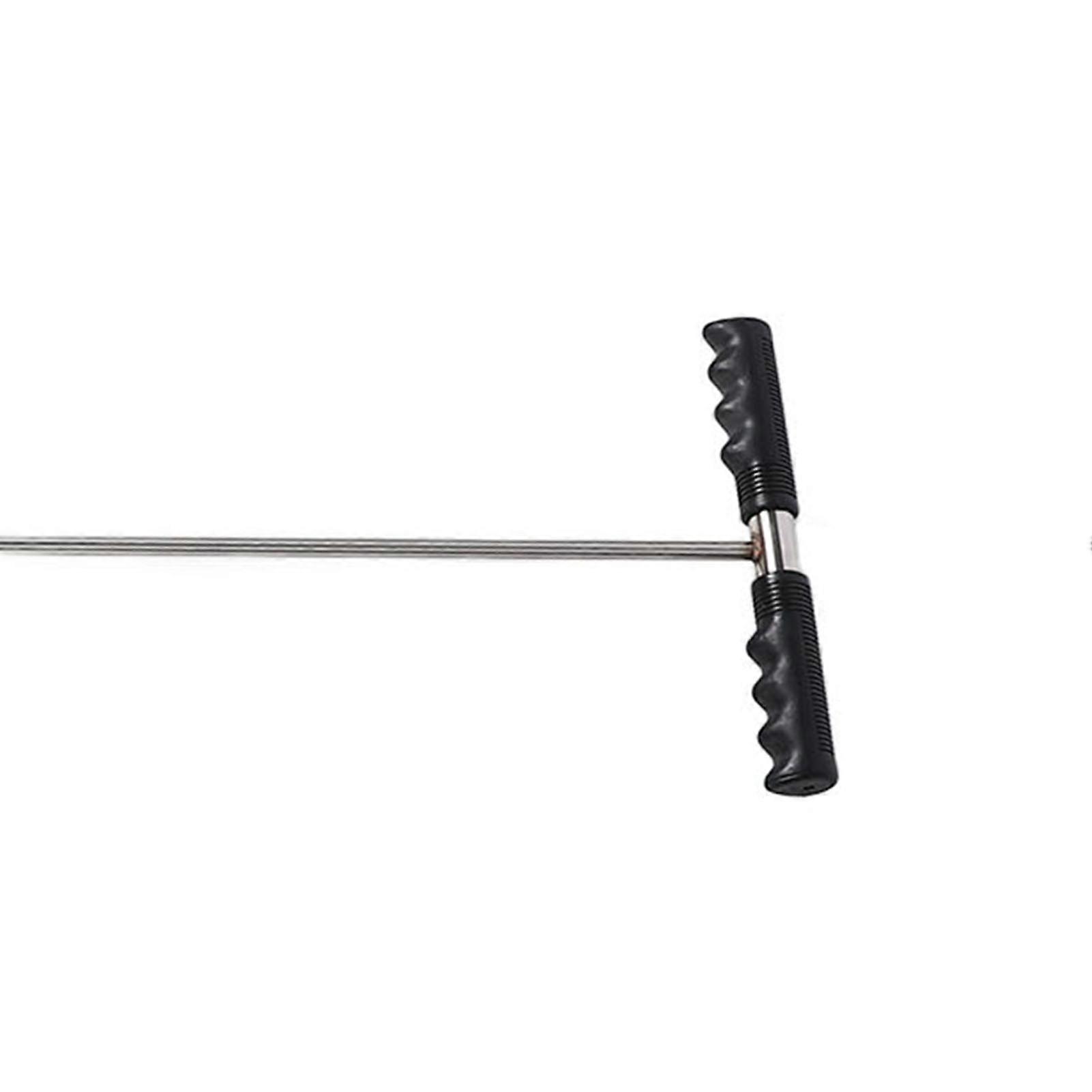 Stainless Steel Soil Probe, 32-48 Inch Adjustable Soil Probe Rod for Locating Underground Septic Tank Pipes