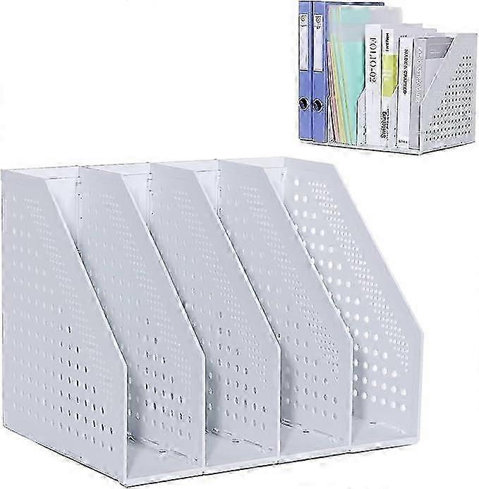 Revistero Plegable - Gran Capacidad Gris Claro