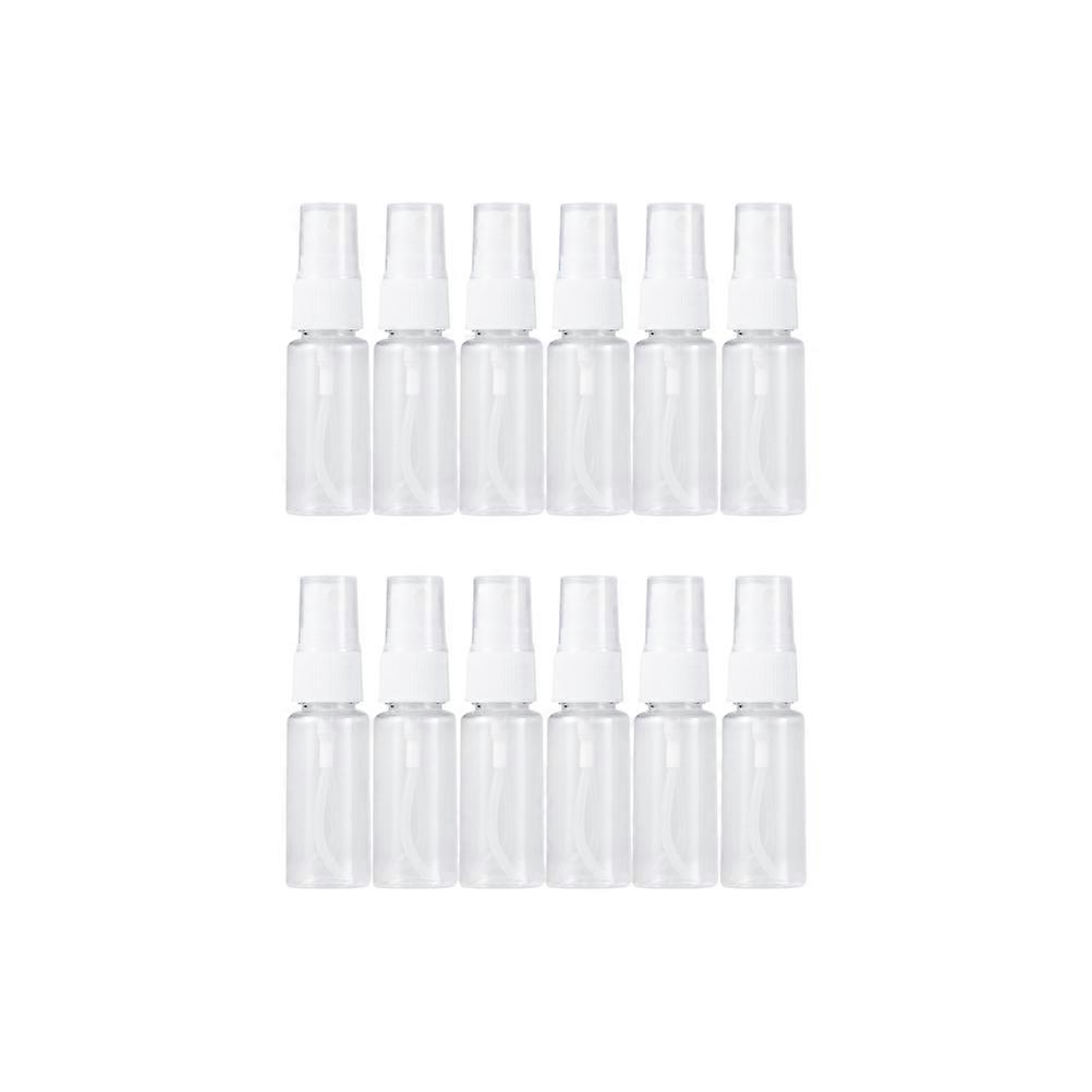 12pcs Refillable Transparent Spray Bottles for Makeup, Travel & Subpackaging – Compact, Easy to Use Design for Home & Outdoor Storage