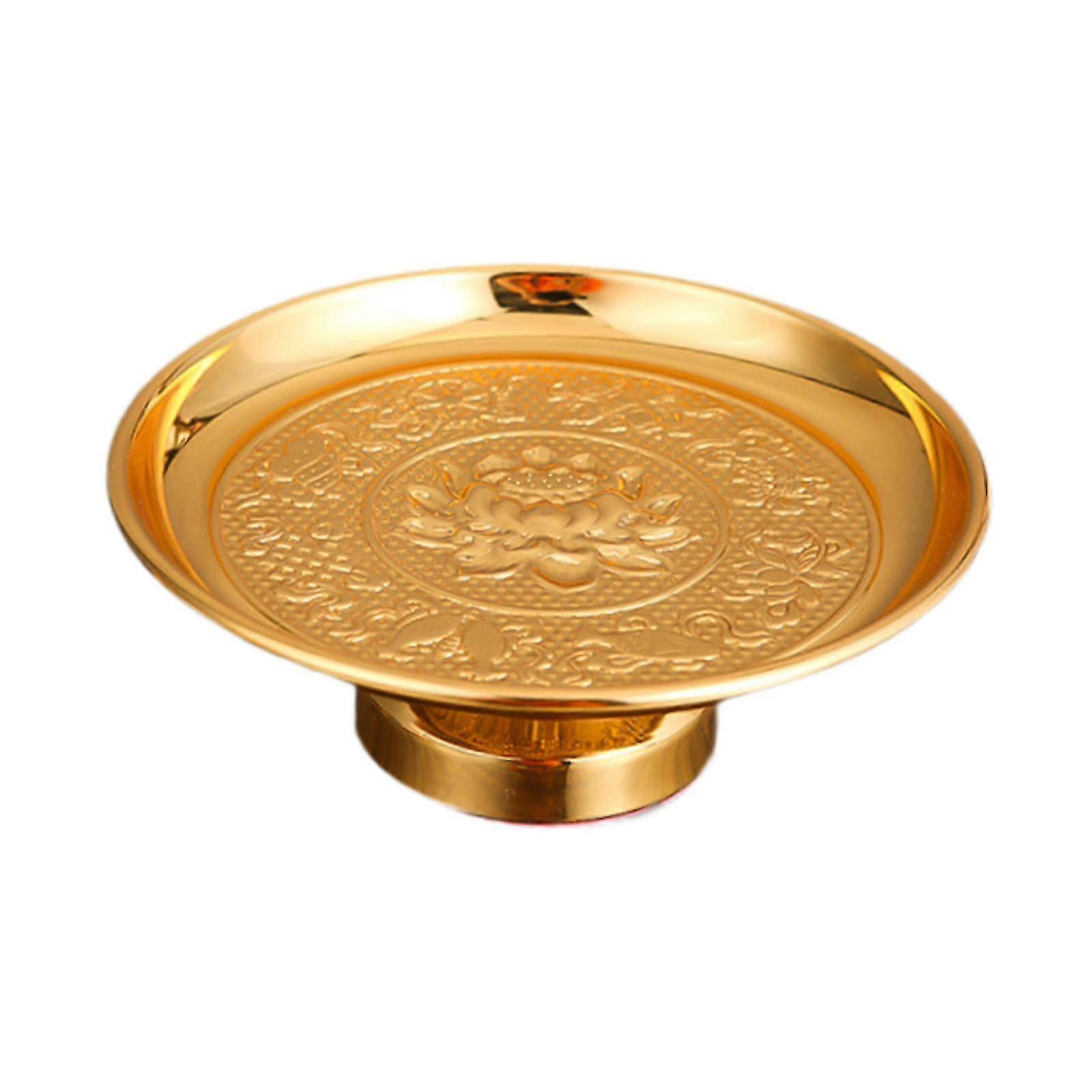 Lotus Design Fruit Bowl Serving Tray with Stable Base for Serving