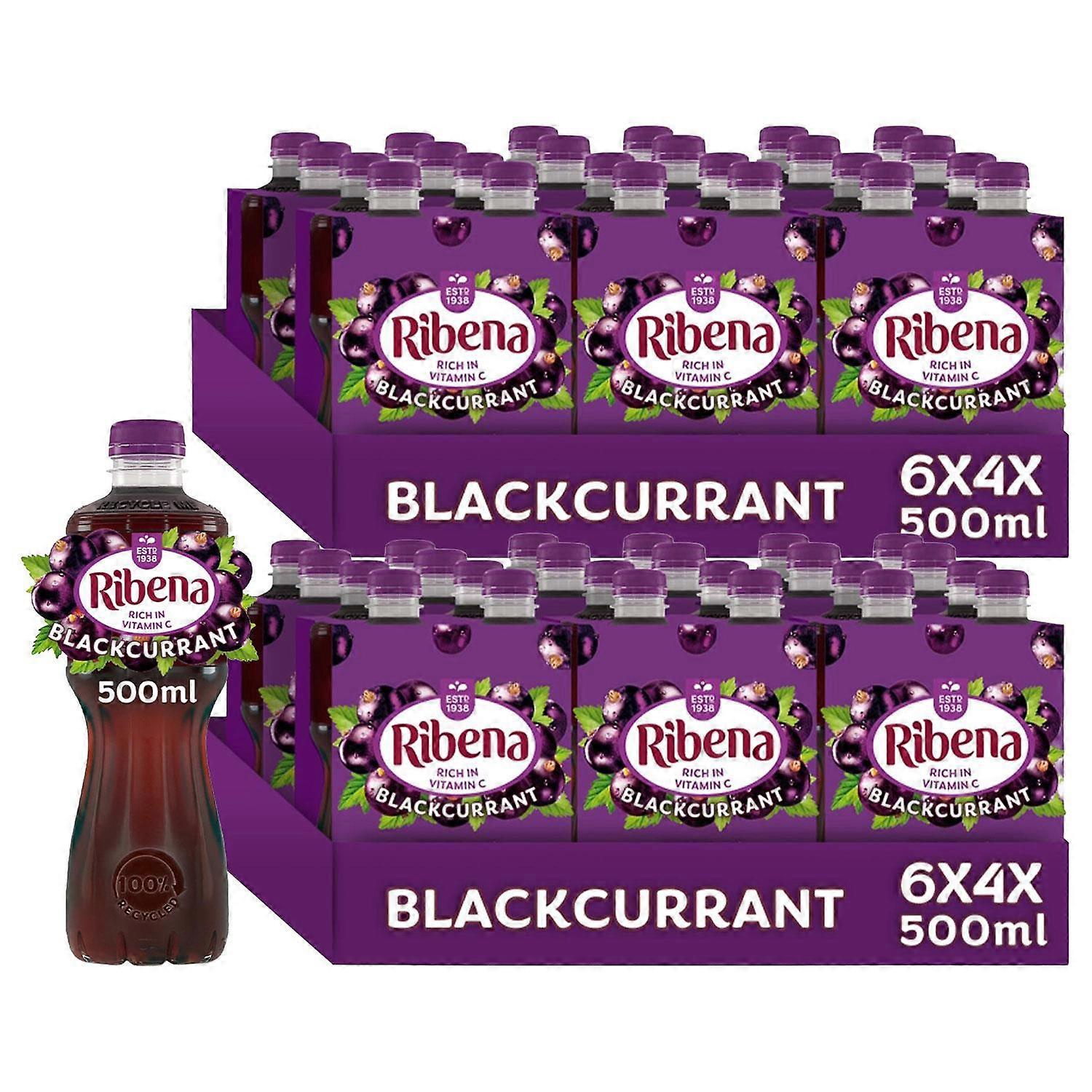 Ribena Blackcurrant Juice 48x500ml Multipack