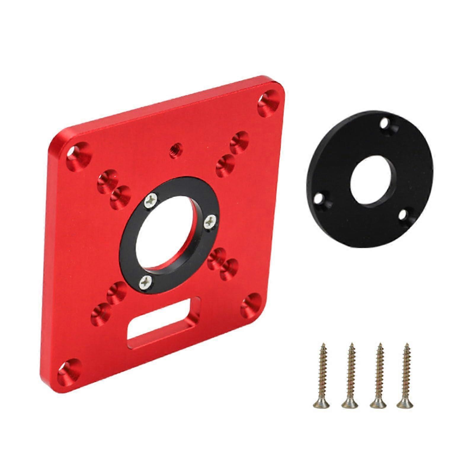 Aluminum Base Plate for Router Table, Compatibility with Repair Machines, Wood Trimming and Routing Tools
