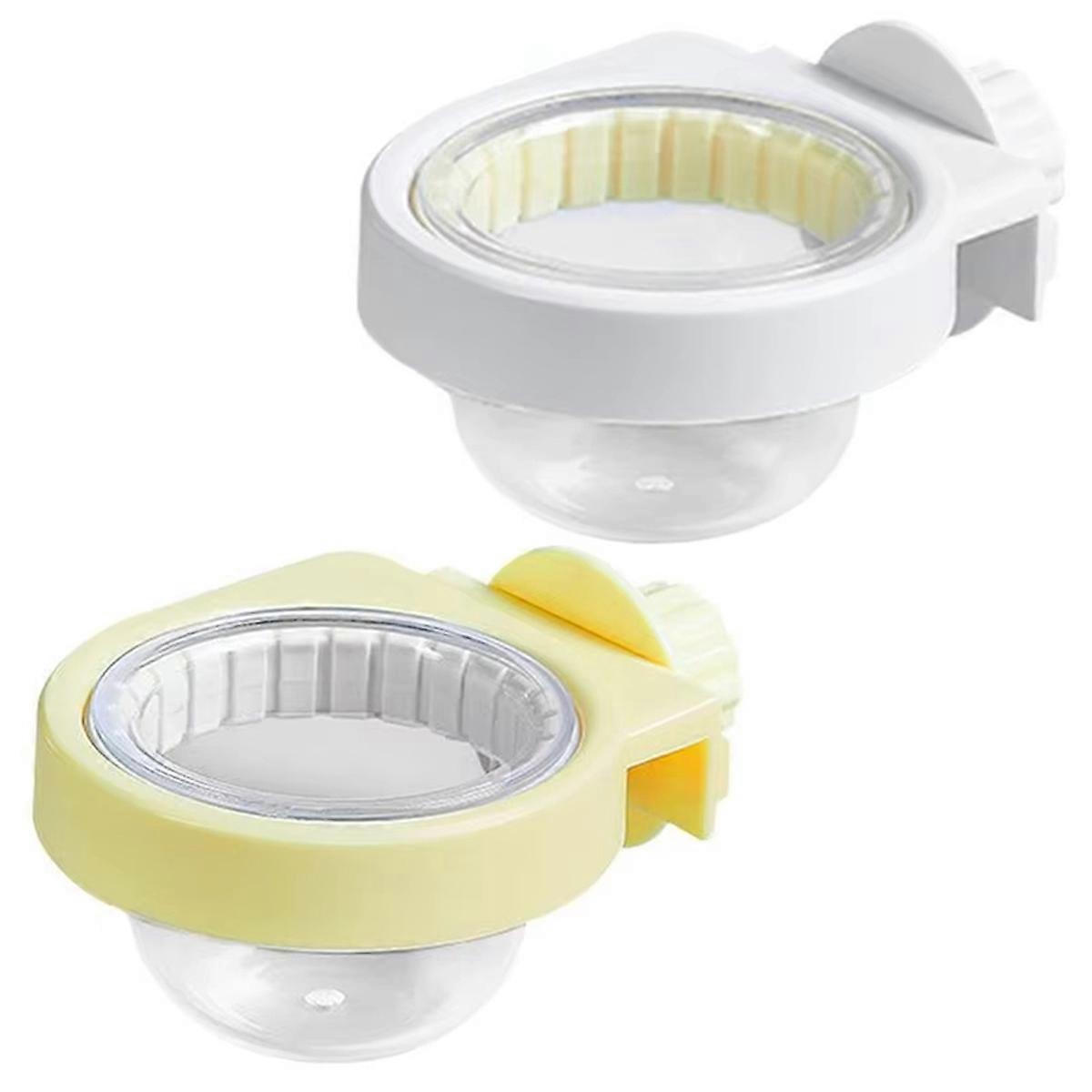 Parakeet Food Dish Transparent Parrot Feeder Anti-Tip ChinchillaCage Accessories Watering Supplies