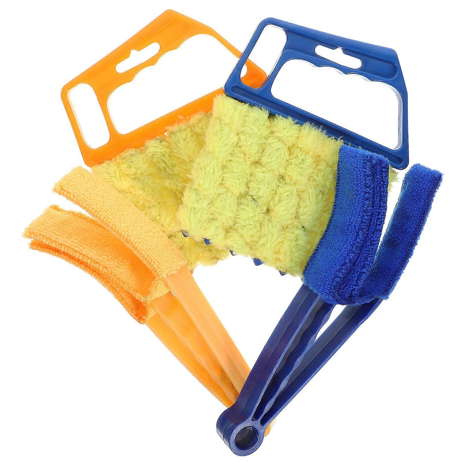 Blind Duster Microfiber Blind Cleaner Air Conditioner Cleaning Assorted Color 4Pcs