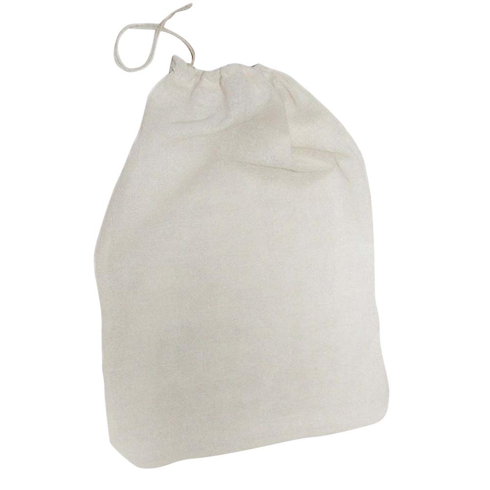 Sacs filtrants en coton réutilisables 10pcs passoire pour lait de noix, thé, jus et herbes Filtration forte et nettoyage facile pour une utilisation en cuisine